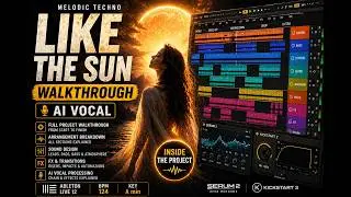 Melodic Techno Ableton Project AI Vocal Included |  Like the Sun