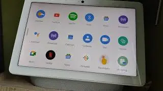 New applications interface on Google Nest Hub Max