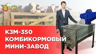 Комбикормовый мини-завод КЗМ-350. Простой и надежный, оптимально подходит для небольших хозяйств.
