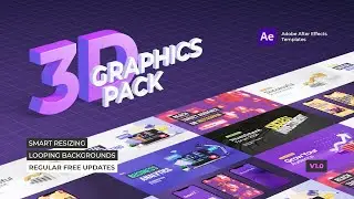 3D Graphics Pack v1.0 | Adobe After Effects Templates Bundle