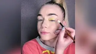 Яркий цветной макияж 😍