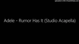 Adele - Rumor Has It (Studio Acapella)(Leak by me in WAV)