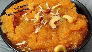 Suji Ka Halwa | Danedar Sooji Ka Halwa With Perfect Measurements | Halwai Style Quick Easy Recipe