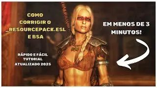 HOW TO DOWNLOAD _RESOURCEPACK.ESL AND FIX YOUR SKYRIM ERRORS IN UNDER 3 MINUTES!
