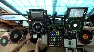 Minimix testing vinyl, technics - denon sc6000 80s electronic, new wave, EBM