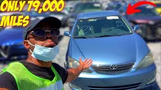 I DROVE THIS TOYOTA CAMRY STRAIGHT HOME AFTER BUYING IT FOR THE SALVAGE AUCTION