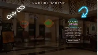Card Hover Animation Using Html, CSS and JS | Only CSS
