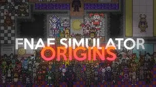 Я создал своих аниматроников, в виде разработчиков! FnaF Simulator: origins, прохождение✅
