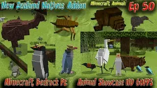 New Zealand Natives Animal Addon for Minecraft Bedrock Minecraft PE Minecraft Animals Episode 50