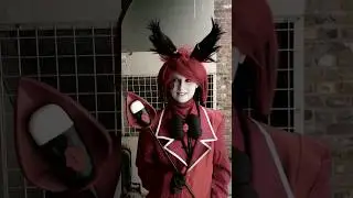 A what now? #hazbinhotel #alastorcosplay #hazbinhotelalastor #alastorhazbinhotel #cosplayer