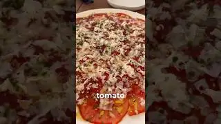 Wow! Tomato carpaccio is better than I thought. Ate this in Turkey 🇹🇷
