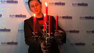 Подсвечник бронзовый «Грация»