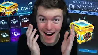 OPENING *GOLDEN X-CRATES* IN ROCKET LEAGUE!