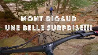 Vélo de montagne au Mont Rigaud - Une belle surprise pour débuter 2024 et mes pistes favorites.