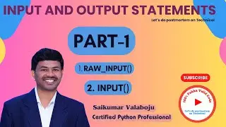 16.Understanding raw_input() and input() in Python-1 | Python Basics Explained
