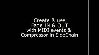 Reaper - Create Fade In Out With MIDI And Comp SideChain