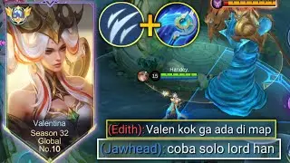 BUILD & EMBLEM VALENTINA TERBARU!! PAKE ITEM INI SOLO LORD CUMA 5 DETIK DOANG!! - MOBILE LEGENDS