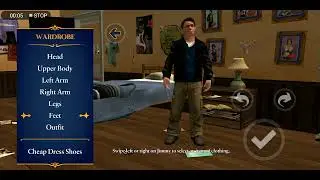Bully AE | Johnny Vincent's Jacket/Leather Jacket with School Vest mod