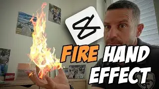 How To Create FIRE HAND EFFECT  in CAPCUT #fire #hand #effects #capcut #