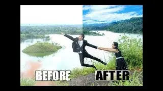 Tutorial Photoshop Dasar : Edit Photo Prewedding dengan Photoshop