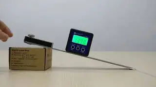Neoteck Digital Angle Finder, Backlight LCD Digital Angle Gauge Protractor Inclinometer Bevel Box