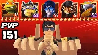 TMNT Legends PVP 151 (Michelangelo Legend, Donatello The Movie, Hun, Metalhead, Mondo Gecko)