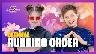 🇪🇸 Junior Eurovision 2024: OFFICIAL RUNNING ORDER!