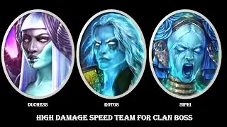 Raid Shadow Legends | Trio of death Clan Boss team breakdown