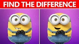 NO ONE CAN FIND THE DIFFERENCE | 100% FAIL | MINIONS MOVIE PUZZLE