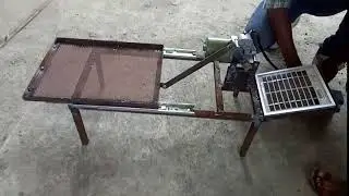 Solar Operated Riddle Machine For Agriculture Engineering Project