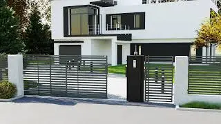 Brama przesuwna segmentowa z automatem – POLBRAM