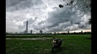 বৃষ্টি ভেজা শহর || The dancing droplets on the city skyline .