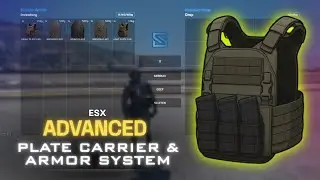 [ESX] | ESX Advanced Plate Carrier Script – Realistic Armor & Damage System | FiveM Script