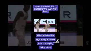 Matas Buzelis Could be the best big in the 2024 NBA Draft Class and a future allstar #nba #basketbal