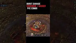 Burst Damage Crossbow Dagger TL / PVE Combo #shorts #throneandliberty