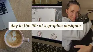 DAY IN THE LIFE OF A GRAPHIC DESIGNER | pinterest for graphic design and client logo design