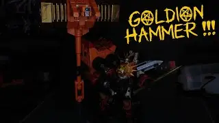 RG GAOGAIGAR & GOLDION HAMMER #プラモデル #勇者王ガオガイガー #バンダイ
