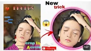 How To 🔥 Crop In A Circle 😲 || PicsArt photo Editing 