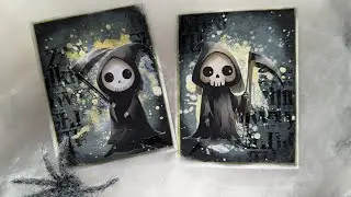 Halloween cut and collage book+ small project #artjournal #scrap #mixedmedia #cardmaking #art