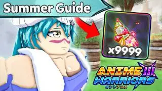 How to Farm *Summer Rerolls* The MOST EFFICIENT WAY POSSIBLE In Anime Warriors 3!