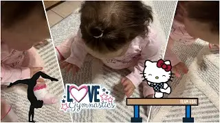 Reborn doll Molly went to gymnastics class!