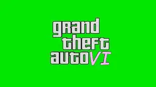 GTA 6 Logo (Concept) | Green Screen Background Video
