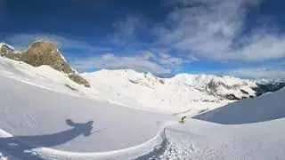 RAW Spring pow RUN with @Bart_the_Dart @IamMarian Hintertux 1.04.2023