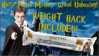 HARRY POTTER MYSTERY WAND UNBOXING! WEIGHT HACK INCLUDED!