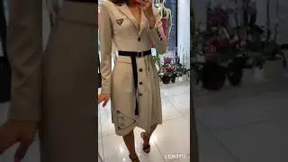 Женское бежевое платье