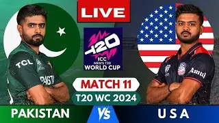 ICC T20 WORLD CUP 2024 : PAK vs USA MATCH  LIVE COMMENTARY | PAK vs USA LIVE