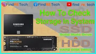 How to Find SSD Details In PC & Laptop/ how to check storage device Type.