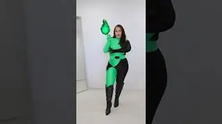 Channeling my inner Shego this Halloween, and loving how this costume slays on curvy bodies! 💚🔥