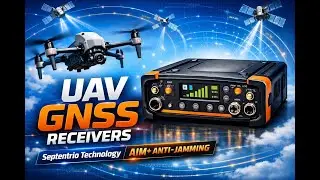 UAV GNSS Receivers, built on advanced Septentrio technology for precise, reliable UAV navigation