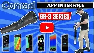 Conrad GR-3 Series Deep Seeking Ground Scanning Detectors: App Interface
